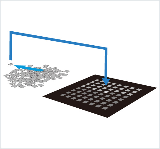 ［Image］Tray setter： 小尺寸单片用托盘排列机